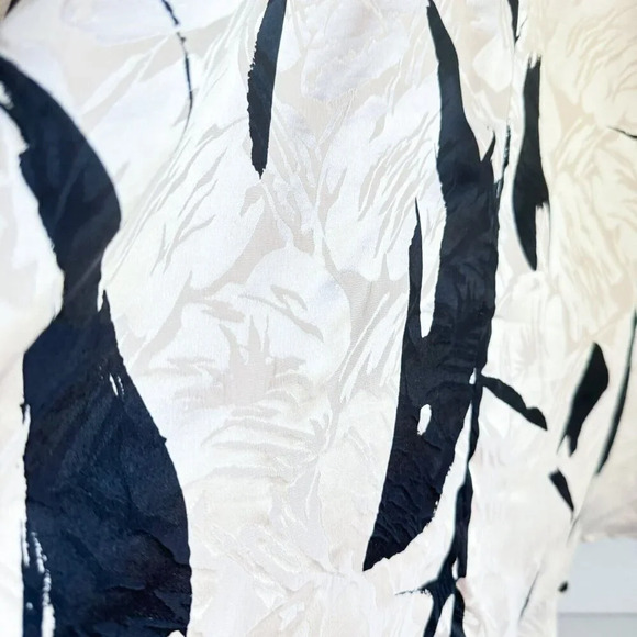 Vintage saks Fifth avenue Silk Blush Pink Black Print Lightweight Blazer 10 - Picture 7 of 9